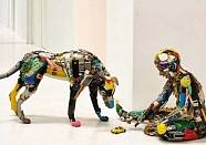 Скульптуры из мусора итальянского художника Дарио Тирони 